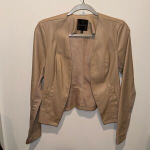 Faux Leather / Suede blazer jacket